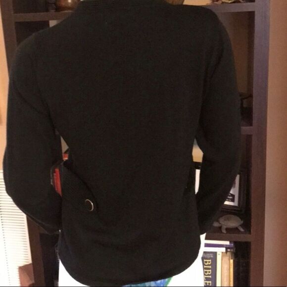 Jenny Black Cardigan Sweater Size SMALL - Picture 4 of 6